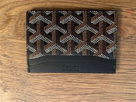 genuine goyard card holder